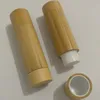 5.5ML Natural Bamboo Lipstick Packaging Bottles Portable Lipsticks Empty Tube Portable DIY Cosmetic Container