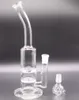 12 Inç Benzersiz Cam Su Bong Nargile Inline Perc Temizle Su Borusu Yeni Uzun Boylu Başlık Dab Rig ile 14mm Bowl