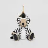 Kawaii Bag Charm Chain Vintage Cartoon Bear Toy Doll Car Ornaments for Best Friend Gift Keyring Women Accessories 2020 H0915