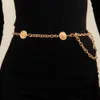 الشرير الطبقات المعادن chainwaist حزام للنساء الذهب الشظية لون حزام السراويل الخصر سلسلة الهيب هوب سلاسل على الجينز اللباس المجوهرات