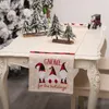 Kuchnia Tablenner Dining Salalroom Tablecover Wesołych Świąt Boże Narodzenie Biegacz Xmas Obrus ​​Flagi Elk Wydrukowane Party Dekoracji Dostawy YFAX3080