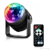 RGB LED Party Effect Disco Ball Light Stage Light laser lamp Projector RGB Stage lamp Music KTV festival Party LED lamp dj light9054680