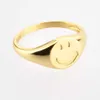 Andywen 925 Sterling Silver Size Pure Happy Face Thick Rings Women Round Fine Jewelry Gift Luxury Face Jewellry 2109242355643