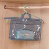 Aufbewahrungstaschen Transparente staubdichte Tasche Organizer Hängende Handtaschenabdeckung mit Reißverschluss Luxuskleidung Staub