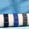 Bande de boucle solo tressée en nylon pour bracelet de montre Apple avec boucle réglable 44 mm 40 mm Bracelets de bracelet élastique iwatch série 6 5 4 3 2 Se bracelet de montre