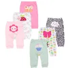 3pcs/lot cotton baby clothes harem toddler Pants baby girl trousers Mid Waist 3-24 months born Unisex Baby Leggings 211028