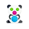 Fidget adorabile panda push pop bolla decompressione intelligenza educativa novità giocattoli per bambini