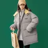 Invierno Mujeres de gran tamaño Parkas Chaquetas Casual Grueso Cálido Patrón con capucha Abrigo Mujer Outwear Chaqueta deportiva Parkas 211221