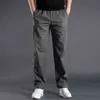 L-6XL Cargo Pants Men Pocket Out Door Full Length Pants Male Simple Black Straight Trousers Homme Loose Cotton Casual Pants Grey H1223