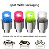 Novelty bilbelysning auto hjuldäck däck luftventil stammen LED-lampan täcka bilar tillbehör nav lampa dekorativa lampor vattentäta ljus