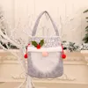 Drawstring Christmas Faceless Doll Gift Storage Cinch Bag Handmade Candies Apple Candy Bags JJB11349