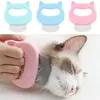 Peignes de massage pour animaux de compagnie brosse poignée en forme de coquille animaux de compagnie toilettage outil de massage pour enlever les poils lâches uniquement pour les chats WLL923