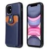 PU Läder Plånbok Telefonväskor för iPhone 13 12 Mini 11 Pro X XS XR max 8 7 Kort Pengar Slot Slim Portable Connect Multi-Functional Flip Up och Down Kickstand Cover Case