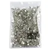 yantuo Wholesale Round crystal ab flat back non hot fix rhinestones with Plastic package