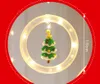 Boże Narodzenie LED String Light Cartoon Wisiorki Santa Claus Xmas Drzewo Kapelusz Renifer Party Wakacyjny Wall Okno Dekoracja Patio Atmosfera Rekwizyty USB Power