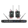 ER-202 Système sans fil professionnel UHF In Ear Monitor avec émetteur multiple pour petits concerts et home cinéma