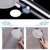 SAMODRA Handheld Shower Head High Pressure Boosting Shower Head Water Saving Adjustable 3 Spary Setting With ON/OFF Switch H1209