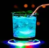 LED Knipperende Coaster Light Up Cup Pad Mat Coasters voor Club Acryl Drinks Bier Drank Matten Party Wedding Bar Decoration SN2784