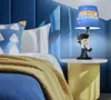Cartoon vincitore di pollo cena soldato lampada da tavolo per bambini Camera da letto Lampade da comodino per bambini Studio Scrivania Light Fixture Bambini Home Decor