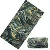 Novo multi funcional bandana headband anel pescoço lenço camuflagem folhas sem costura tubular magia cara de lenço de cara para bebê