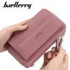 حقائب السهرة أزياء Baellerry Crossbody للنساء محفظة السيدات PU محفظة جلدية مخلب متعدد الوظائف جيب الهاتف رسول