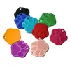 الجملة 100pcs العلامات المخصصة المخصصة 3D Pet Cog Cold Accessories محفورة Cat Puppy Id Paw Name Play Plate Y200515