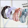 مجوهرات المجوهرات 2021 Hairband Retro Wind Yarn Fluffy Female Aessories Wide Edge Bhinestone Backble Back Backt Backt Backle مع أسنان إسقاط لذيذة