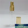 Mini bouteille de parfum Portable en verre coloré avec atomiseur en aluminium, conteneurs cosmétiques vides pour voyage, 50 pièces/lot 5ML