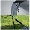 106x55inch Outdoor parachute doek hangmat vouwbaar veld camping swing hangend bed nylon hangmat met touw karabijnkan 44 kleuren dbc h1338-1