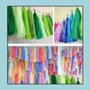 Decorative Flowers Wreaths 25Cm 10 Inch Tassels Tissue Paper Flowers Garland Banner Bunting Flag Party Deco277S