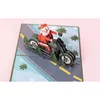 Cartes de voeux Cartes de Noël 3D, cadeaux uniques pour Noël, joyeux merci Santa