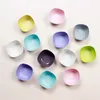 Pure Color Square Shaped Fruit Snack Bowls Small Mini Bamboo Fiber Bowl Kitchen Tableware Wholesale RRD7517