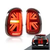 DRL Running+Brake+Fog Light For BMW Mini R60 2010-2016 Taillight Assembly Startup Animation Fog Lights LED Pzi Flag Reverse Lamp