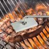 Outils de fer de marque de barbecue de barbecue avec 55 lettres modifiables Alphabet d'impression de marque de feu Alminum Cuisine extérieure pour la viande de bifteck SN5231