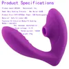 Saugvibrator 10 Geschwindigkeiten Vibrierender Sauger Oralsex Saugnippel Klitoris Stimulator Erotikspielzeug für Frauen ual Wellness 211217