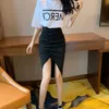 韓国プリーツミニショートスカート夏の女性のハイウエストスリムスカート女の子の女性ファッションフリルJ8R6 210603