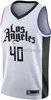 Cousu # 40 Ivica Zubac Basketball Jersey Blanc / gris personnalisé hommes femmes jeunes maillot de basket-ball XS-5XL 6XL