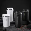 Стиль двойной нержавеющей стали 304 кофе кружка COWER THERMOS LEAK_ SPEED TRAVEL THERMO CUP THERMOSMUG для подарков 210615