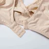 Plus Women's Size Soft Cup Comfort Wirefree Sleep Lace Bra Full Coverage Bralette 211110 lette