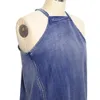 Mulheres Boho Halter Tank Tops Vista Off Ombro Feminino Sexy Tees Cami para Verão Tshirt Backless Ladies Halter Tee Top 201028