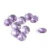 50 / lote 14mm várias cores Crystal Octagon Beads em 1 buraco para decoração de cortina de casa acessórios de peças de candelabro