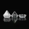 2021 5g Clear Diamond Shape Cream Jar Wysokiej Jakości Przenośne Podróże Makijaż Makijaż Butelki Hurtownie
