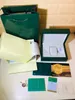 Fornitore di fabbrica marchio verde marchio carta originale orologi regalo schede in pelle per 116610 116660 116710 116613 116500 orologio per scatole-31090469