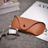 Eyeglass Case Metal Hard Shell, Portable Sunglass Case, fashionable PU Leather Eyeglass Case, Lightweight for Men Women