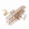 Modèle d'avion en bois, Kit de jouets, Collection de construction, avion volant des frères Wright, Puzzle d'assemblage en bois 3D pour enfants et adultes 2116355229