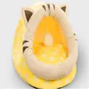 甘い猫のベッドの暖かいペットバスケットキャリア居心地の良い子猫のラウンジャークッションハウステント非常に柔らかい小さな犬のマットバッグ4906 Q2