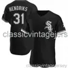 Maglia da baseball Liam Hendriks # 3 Black Ver3 XS-6XL Maglia da baseball da uomo donna giovanile cucita