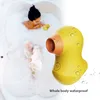 Cute Yellow Duck Vibrator Vagina Pussy Sucker Female Breast Nipple Sucking Vibration Massager G Spot Clitoris Stimulator Girls Sex Toys Valentine Gift ZL0113