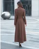 Women's Wool & Blends Casaco Feminino Women Plus Size Autumn Winter Cassic Woolen Maxi Long Coat Female Robe Outerwear Manteau Femme