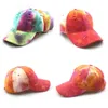 Party Supplies Męskie i damskie Kapelusz Barwiony Kapelusz Gradient Kolor Stary Dziura Czapka Koreańska Waszyna Peaked Hats 4 Style T2I52275